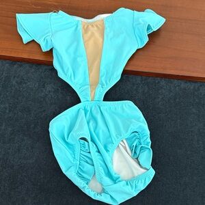 Aqua Blue Dance Leotard